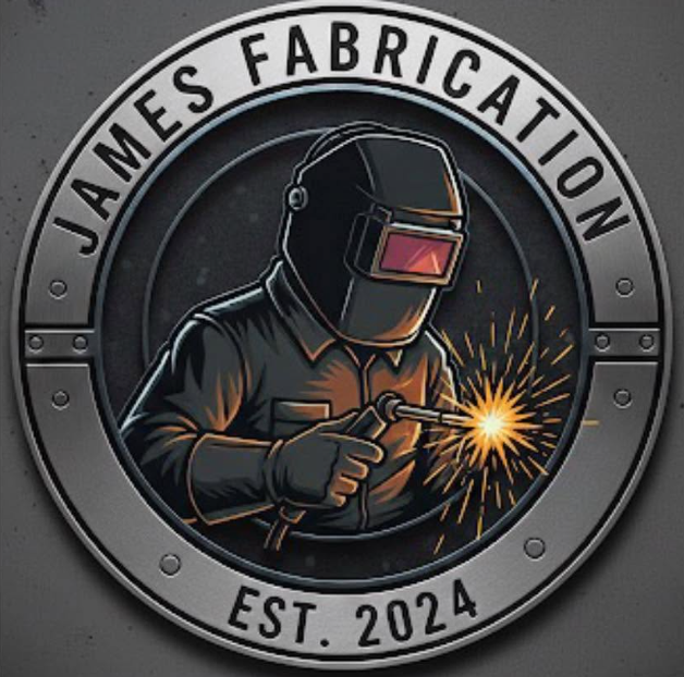 James Fabrication welding badge logo